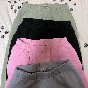 Bundle of brandy Melville Rosa sweatpants